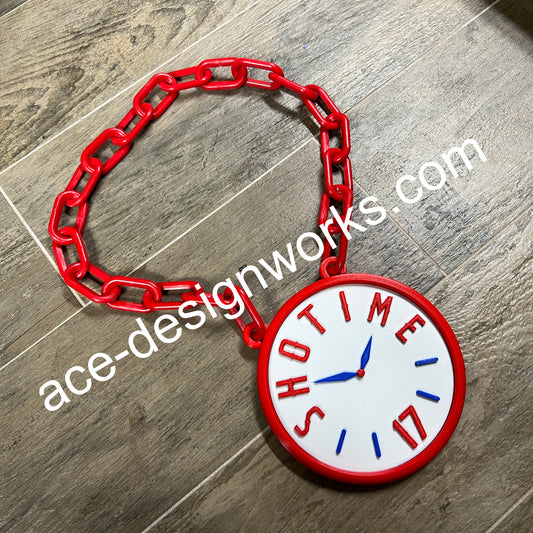 OHTANI SHOTIME LARGE CLOCK NECKLACE